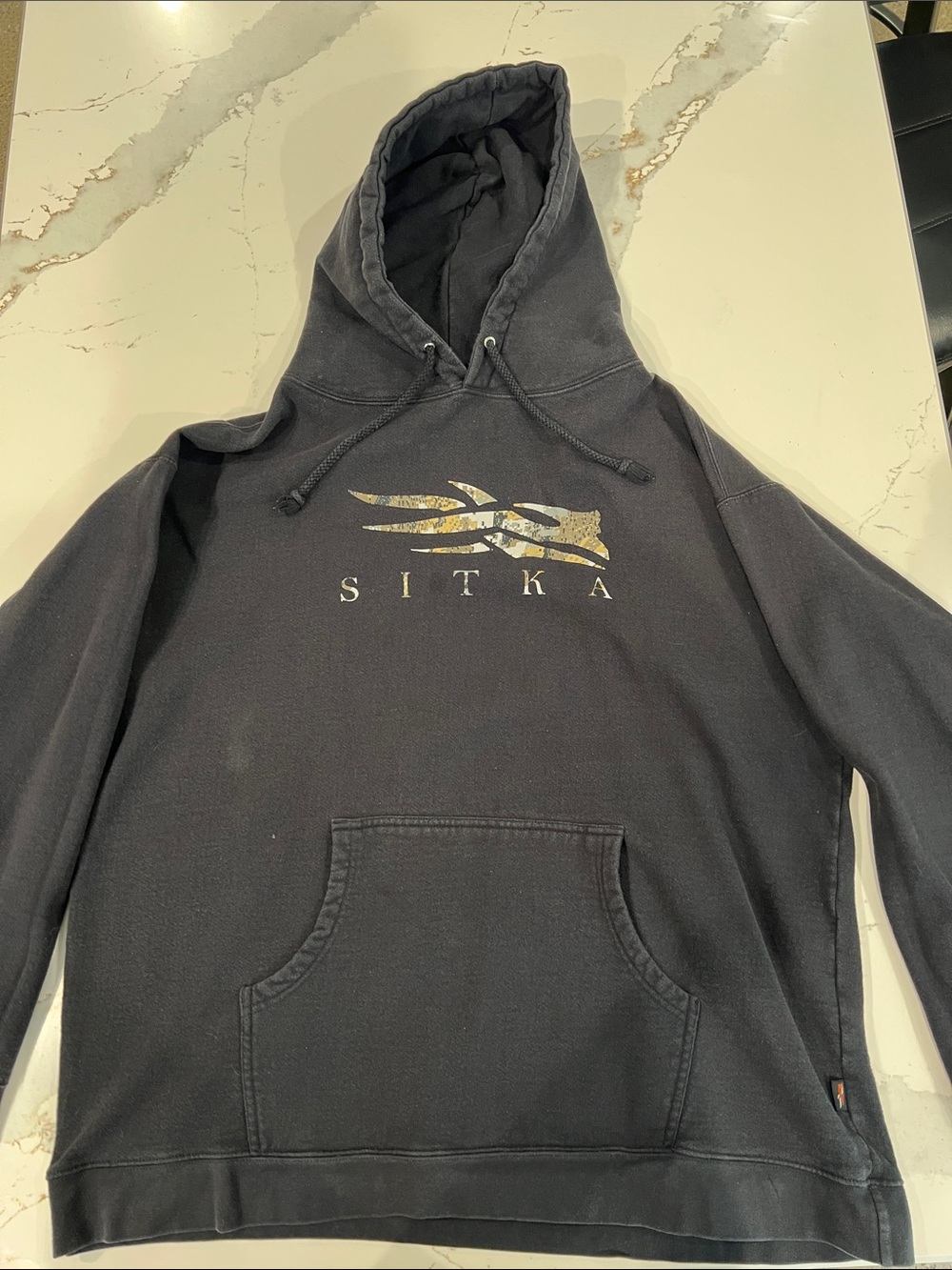 Sitka Men’s XXL Icon Optifade Pullover Hoodie Black
